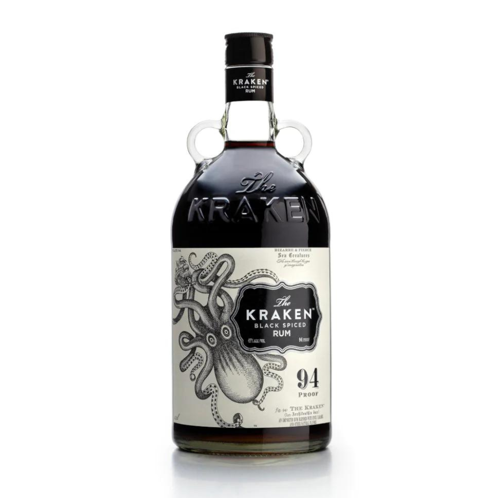 Ron Kraken 94 Proof Ron Negro Especiado Original 1lt